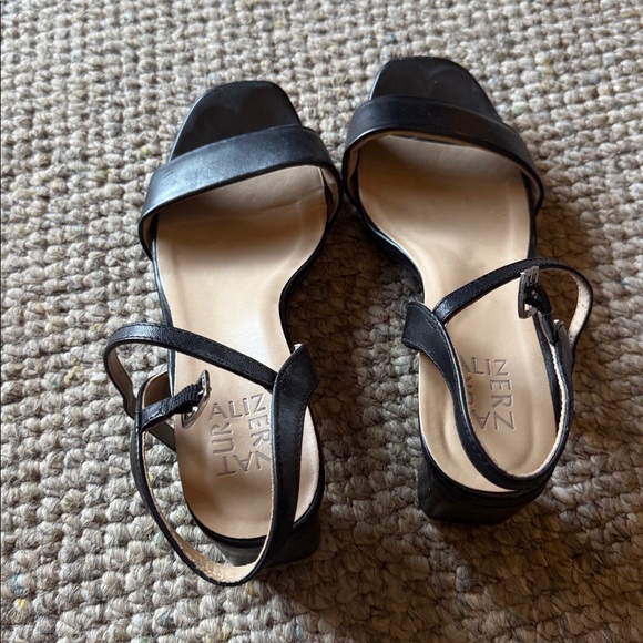 Naturalizer Black Strappy Heels - Picture 2 of 7